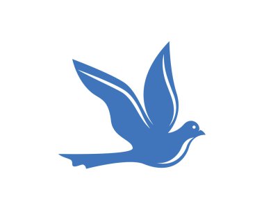 Dove Logo Şablonu vektör resimleme tasarımı