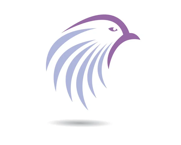 Dove Logo Şablonu Vektör Resimleme Tasarımı — Stok Vektör