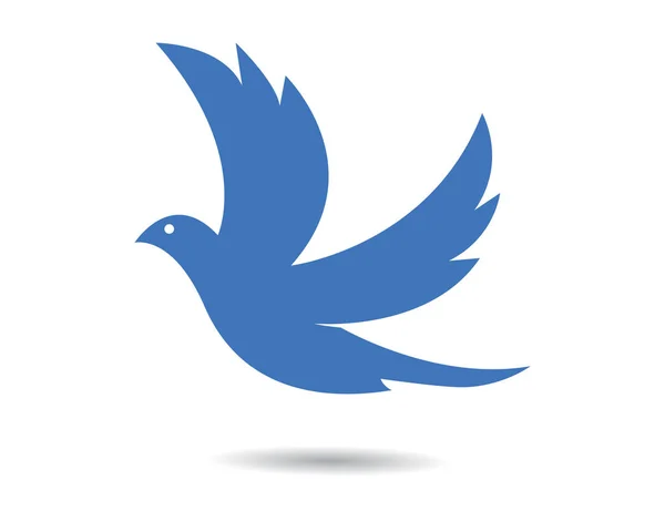 Дизайн Векторных Иконок Логотипом Голубя — стоковый вектор