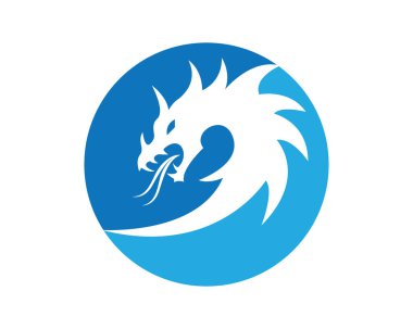 Dragon logo resimleri çizimi tasarımı