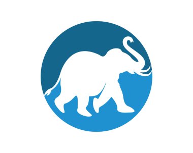 Fil logo şablonu vektör resimleme tasarımı