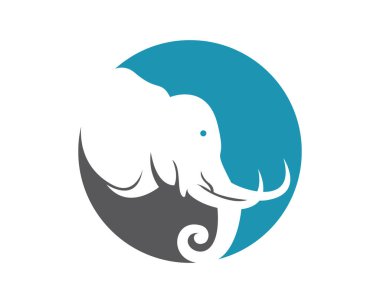 Fil logo şablonu vektör resimleme tasarımı