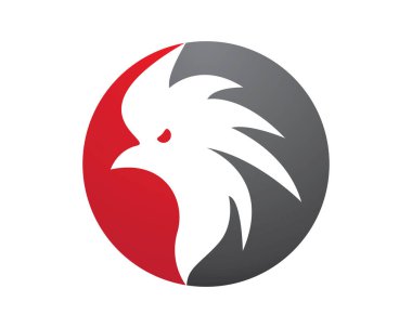 Rooster vektör resimleme tasarımı