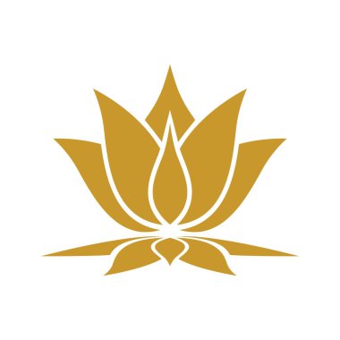 Güzellik lotusu logo resim çizimi tasarımı