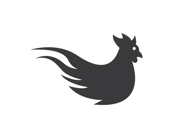 Дизайн Векторной Иконки Логотипа Петуха — стоковый вектор
