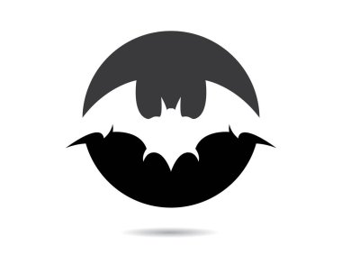 Yarasa logosu şablon vektör resimleme tasarımı