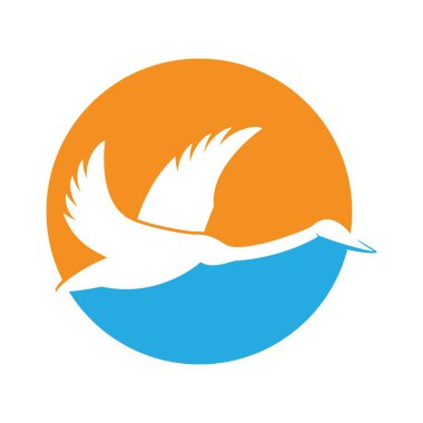 Kuğu logosu resim çizimi tasarımı