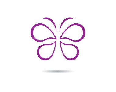 Kelebek logo resimleri çizimi tasarımı