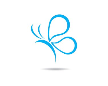 Kelebek logo resimleri çizimi tasarımı