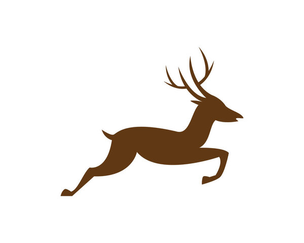 Deer Logo Template vector illustration
