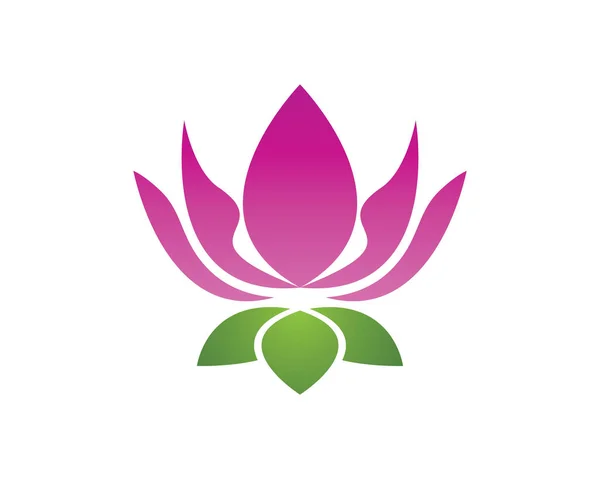 Beauty Vector Flowers Design Logo Template Icon — Stock Vector