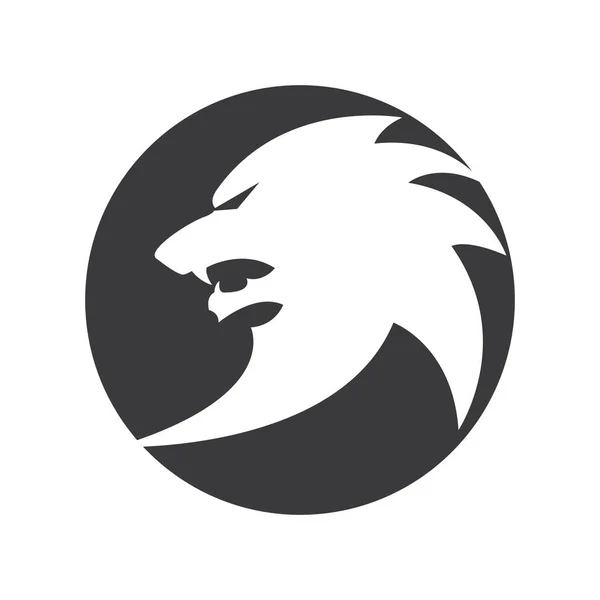 Lobo Logotipo Imagens Ilustração Design — Vetor de Stock