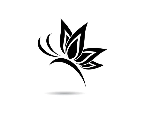 Mariposa Logo Imágenes Ilustración Diseño — Vector de stock
