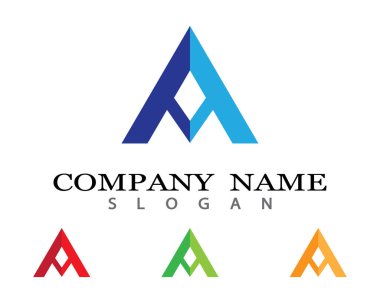 Bir harf logo vektör illüstrasyon tasarımı