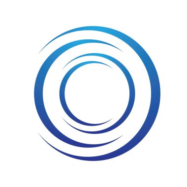 Çember logo tasarımı illüstrasyonu