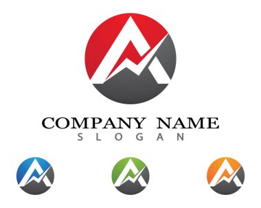 Bir harf logo vektör illüstrasyon tasarımı