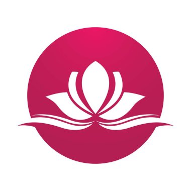 Güzellik lotusu logo resim çizimi tasarımı