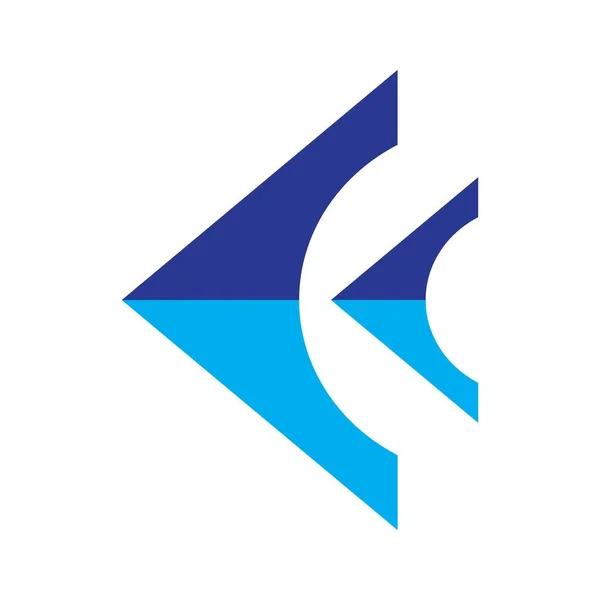 Flèche Logo Images Illustration Design — Image vectorielle