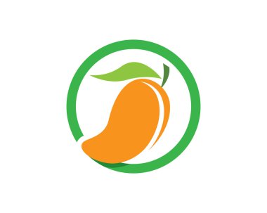 Mango logo şablon vektör illüstrasyon tasarımı