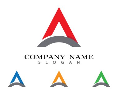 Bir harf logo vektör illüstrasyon tasarımı