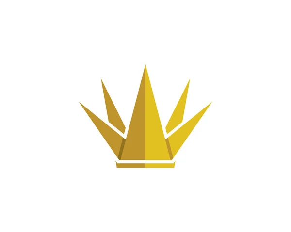 Crown Logo Vorlage Vektor Illustration — Stockvektor