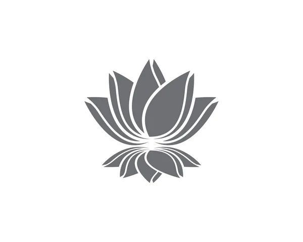 Beleza Vetor Flores Design Logotipo Modelo Ícone — Vetor de Stock