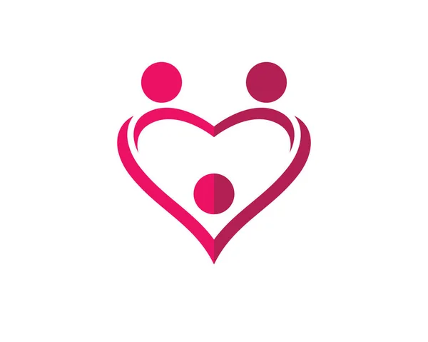 Szablon Logo Wektora Miłości — Wektor stockowy