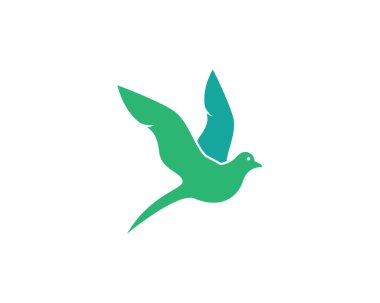 Dove Logo Şablonu vektör resimleme tasarımı