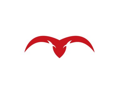 Boğa logo şablonu vektör resimleme tasarımı