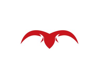Boğa logo şablonu vektör resimleme tasarımı