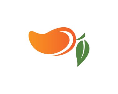 Mango logo şablon vektör illüstrasyon tasarımı