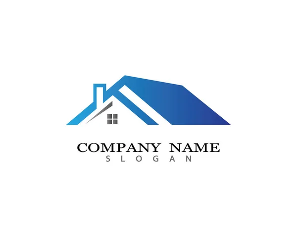 Property Logo Template Vector Icon Illustration Design — Stock Vector