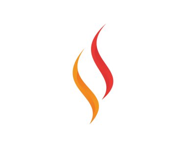 Alev Logosu şablon ikonu Yağ, gaz ve enerji logosu concepsi