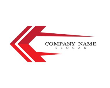 Ok vektör illüstrasyon simgesi Logo Şablonu tasarımı