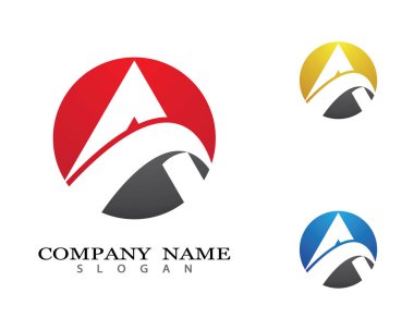 Bir harf vektör resimleme tasarımı