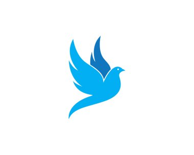 Dove Logo Şablonu vektör resimleme tasarımı