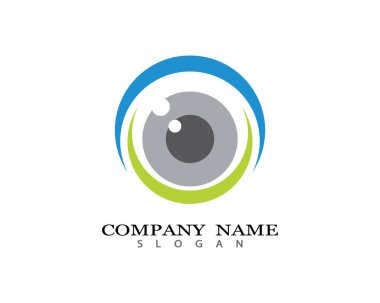 Göz logosu vektör resimleme tasarımı