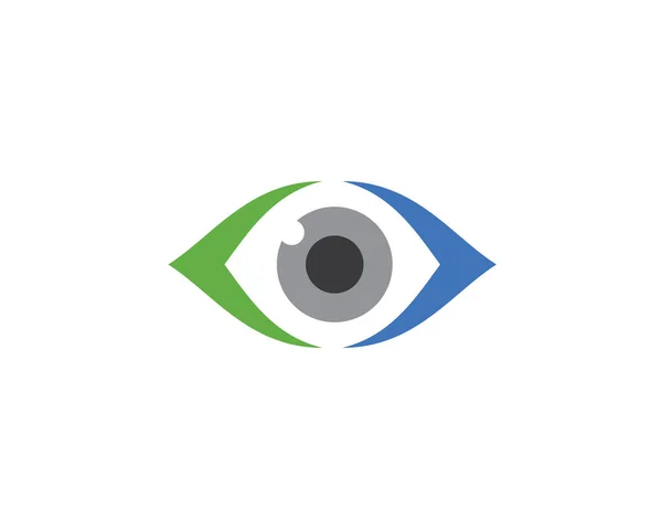 Modèle Logo Pour Les Yeux Icône Vectorielle Illustration Design — Image vectorielle
