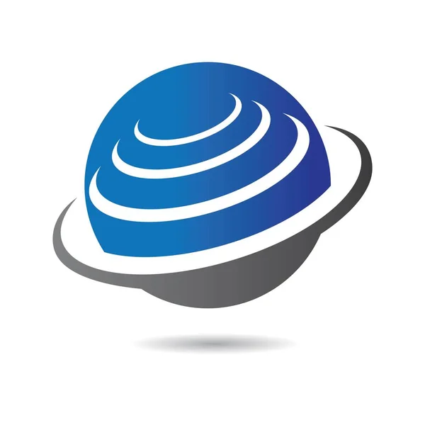 Globe Logo Images Illustration Design — Stock Vector