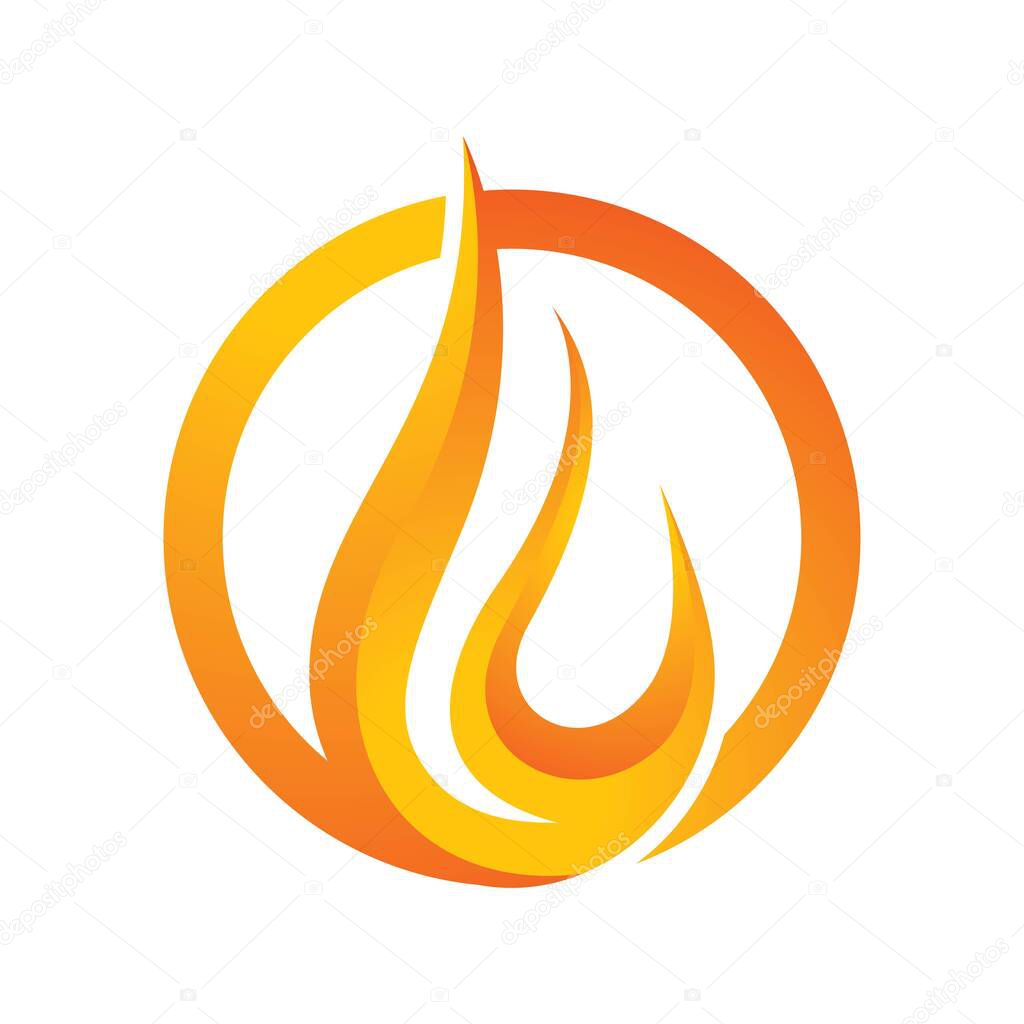 Fire logo images  illustration design