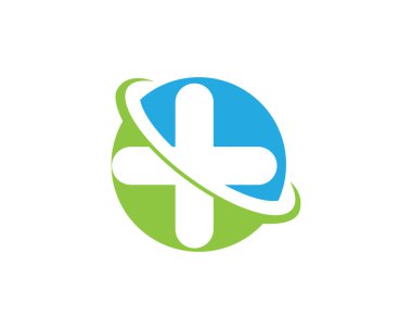 Tıbbi Logo şablon vektör illüstrasyon tasarımı