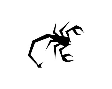 Scorpion logo resim çizimi tasarımı