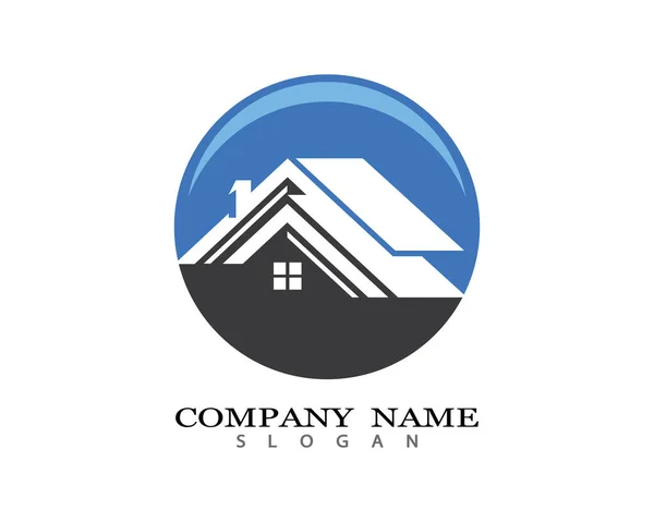 Property Logo Images Illustration Design — 스톡 벡터