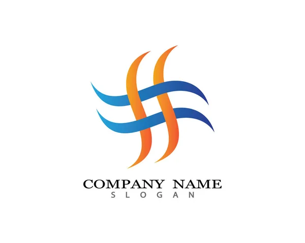 Business Finance Logo Şablon Vektör Resimleme — Stok Vektör