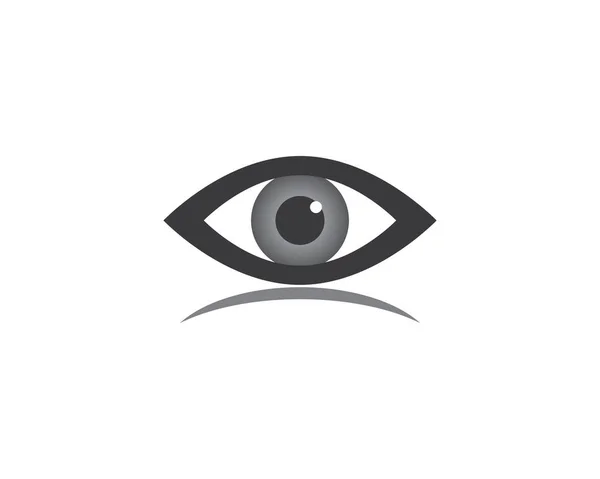 Eye Logo Immagini Illustrazione Design — Vettoriale Stock