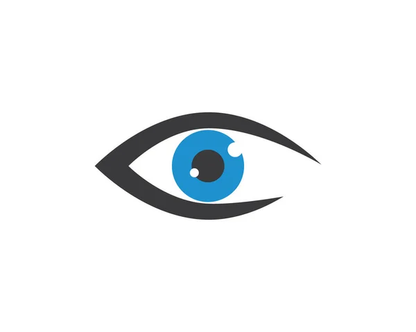 Identidad Marca Diseño Del Logotipo Del Vector Cuidado Ocular Corporativo — Archivo Imágenes Vectoriales