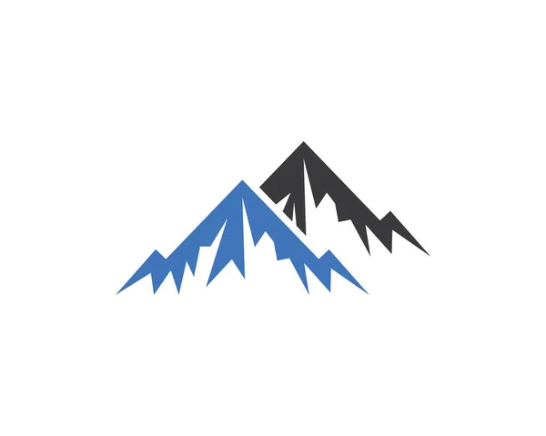 Dağ Logosu Şablon Vektör Illüstrasyon Tasarımı — Stok Vektör