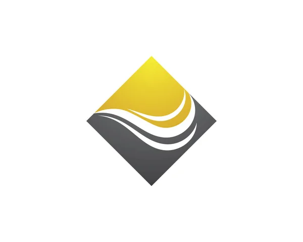 Water Wave Logo Images Illustration Design — Stock Vector