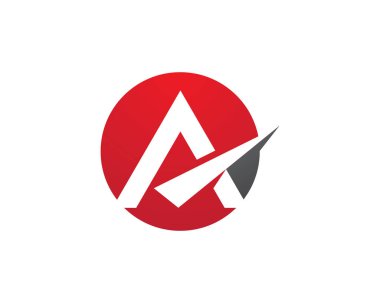 Bir harf logo vektör illüstrasyon tasarımı