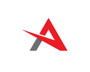 Bir harf logo vektör illüstrasyon tasarımı